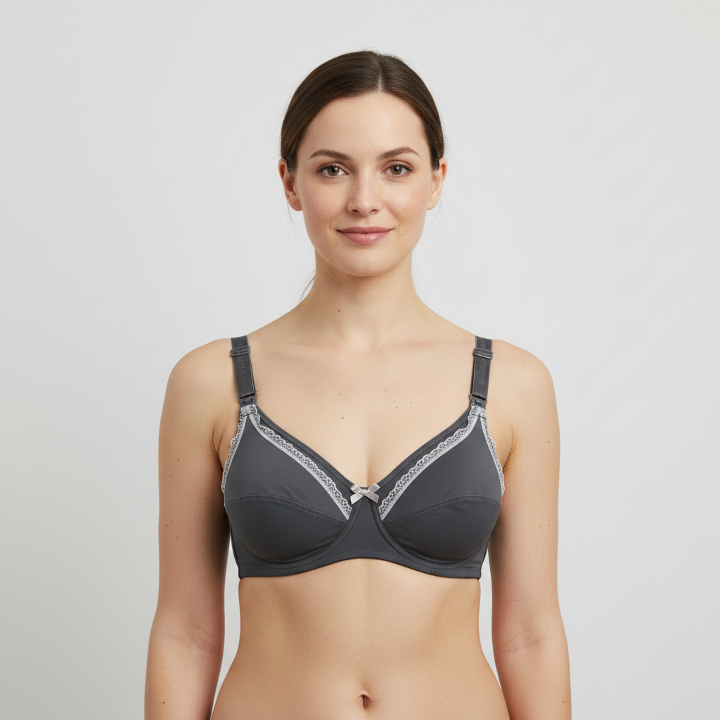 Soutien-gorge d'allaitement Billet doux Gris