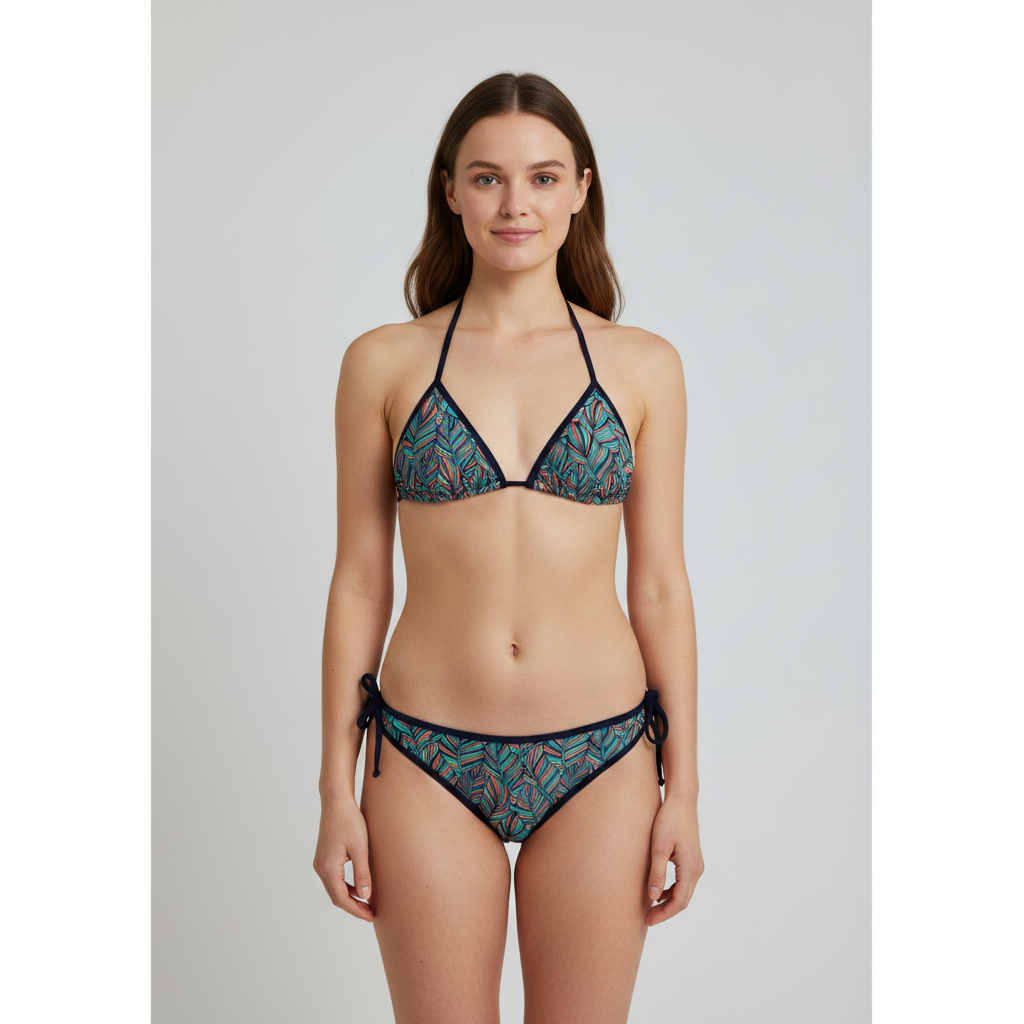 Haut de maillot Bleu