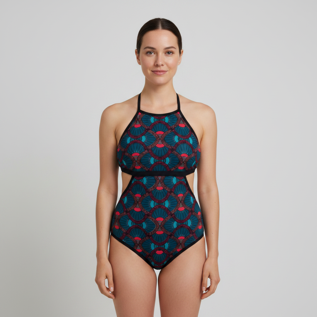 Haut de maillot Decathlon Bleu