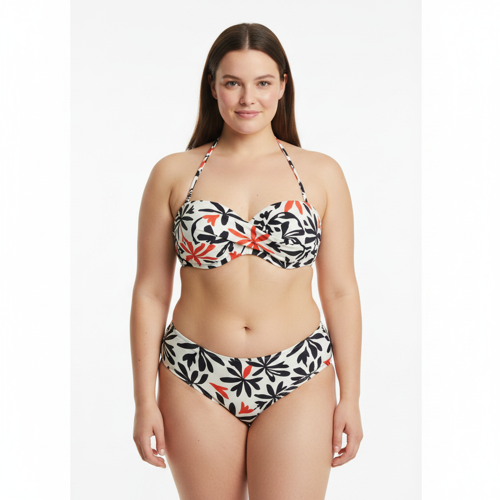 Haut de maillot RougeGorge Blanc