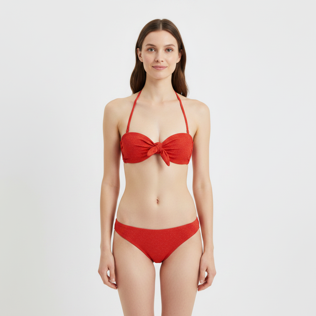 Haut de maillot Ysé Rouge