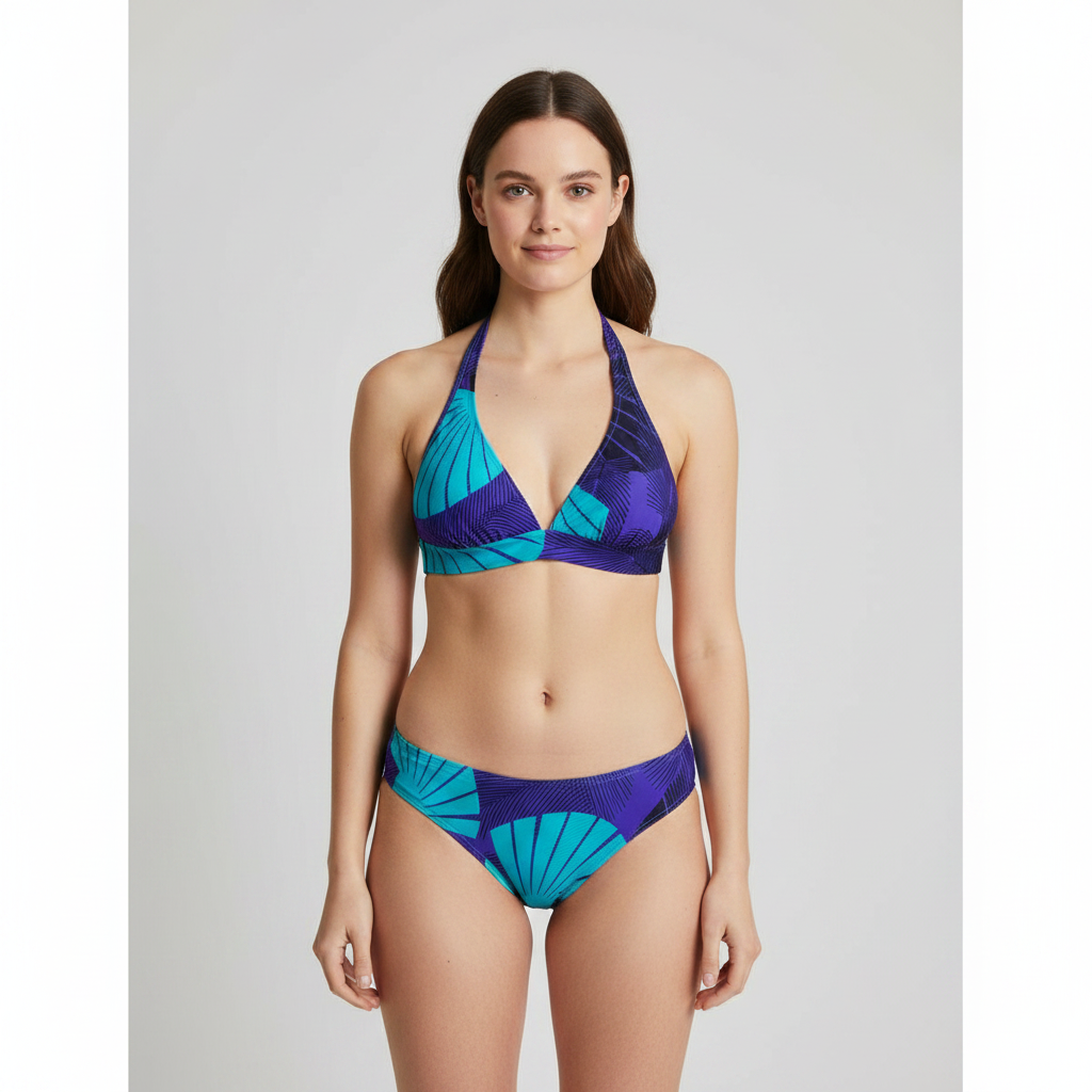 Haut de maillot Bleu