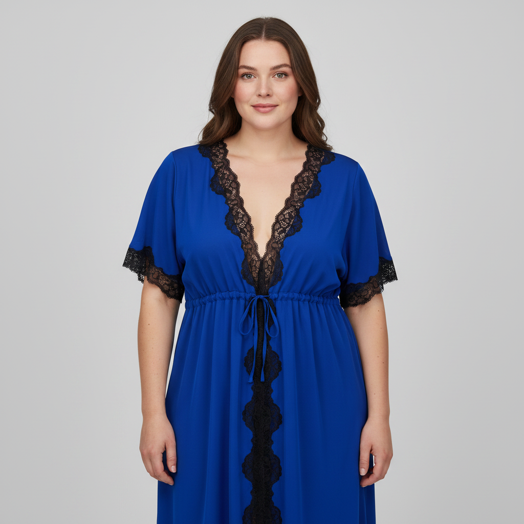 Kimono RougeGorge Bleu