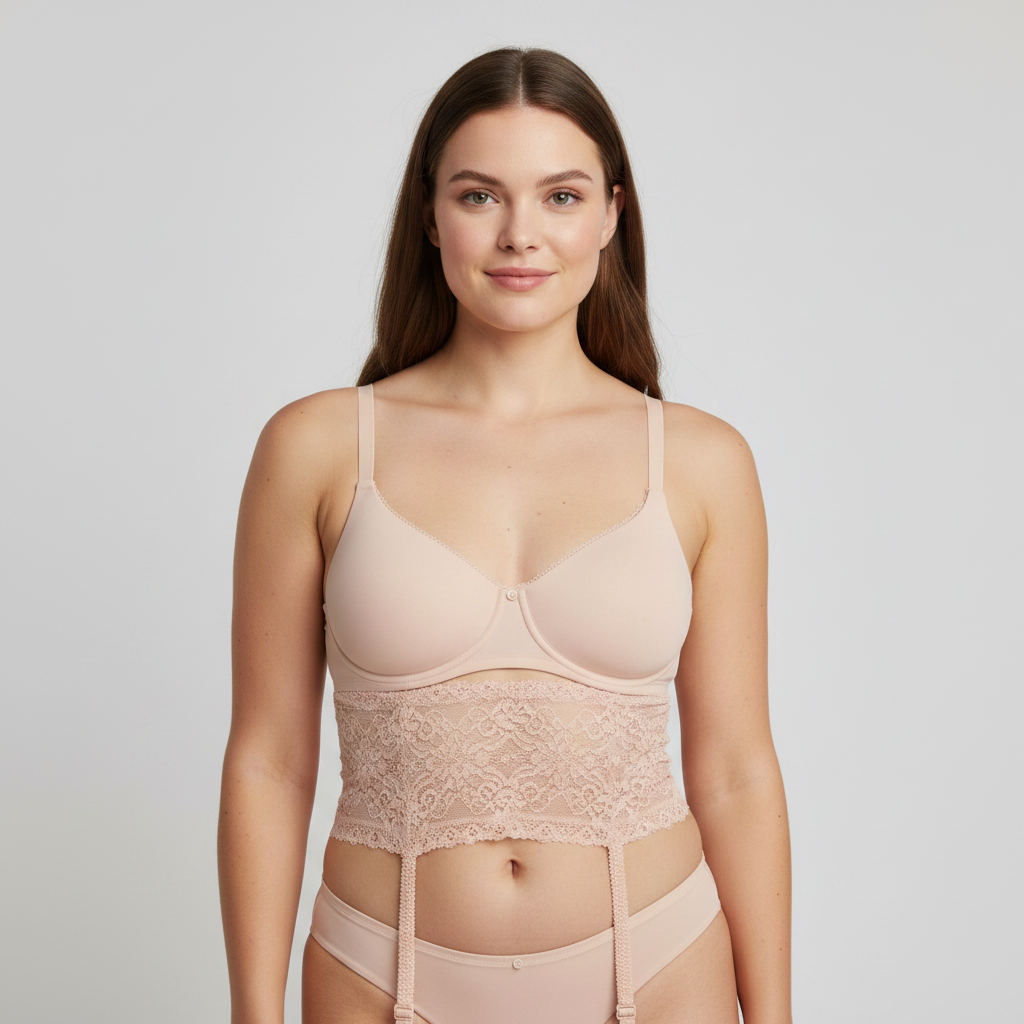 Porte-jarretelles Aubade Rose