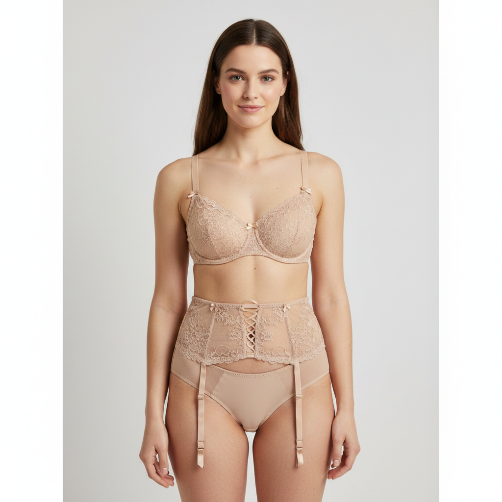 Porte-jarretelles RougeGorge Rose