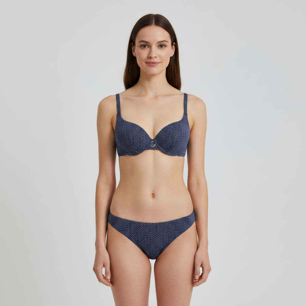 Haut de maillot RougeGorge Bleu
