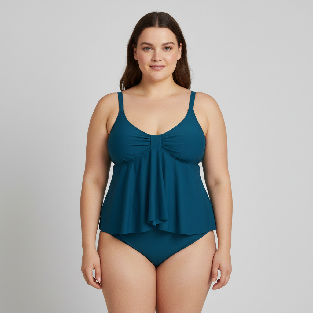 Haut de maillot Bleu